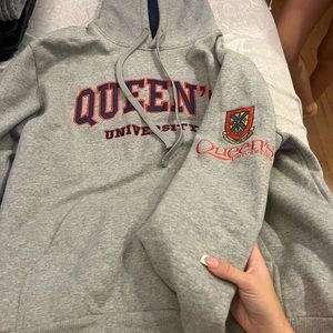 Queen’s University Varsity Hooded Sweatshirt — Fleece Lined